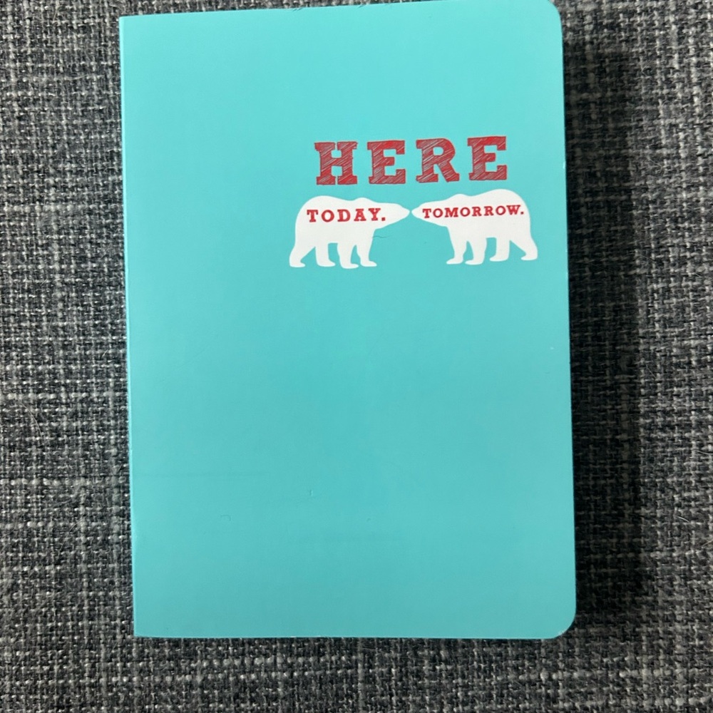 Tiffany & Co. "Green is Good" Limited Edition Notebook - Teal/Robin's Egg Blue